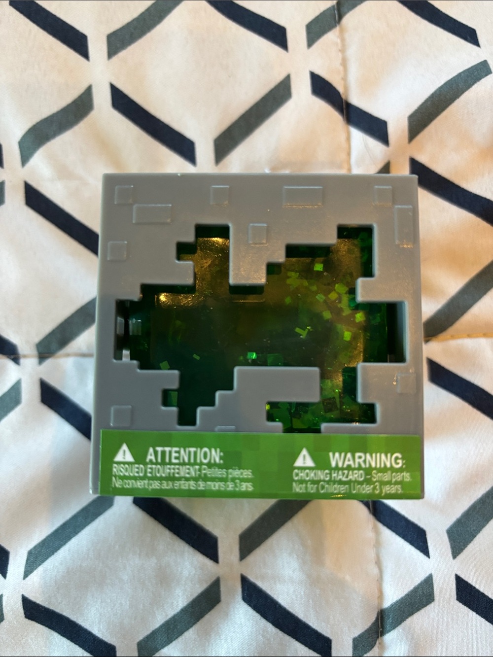 Mine craft Green Pixel jelly cube